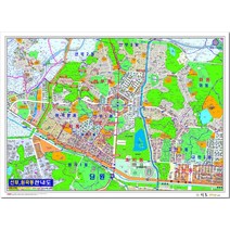안산시 선부동 원곡동 지번지도 150cm x 105cm KY, 3.일반전용천＋롤스크린(＋32000원)