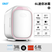 해외 선과 미니 led 차량용 소형냉장고 8L 냉동차 가정양용 화장품 숙소-16519, 단일옵션, 옵션05