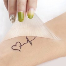 웨딩 커버 타투 흉터 1P 대형 멍 가리기 스티커 문신, 2-타투커버-내추럴