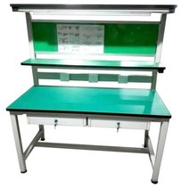 알루미늄 프로파일 작업대 정전기 방지 테이블 생산, 2000x600x750x1600 서랍 제외