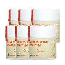 리쉬티 세레모니얼 말차 30g Rishi Tea Ceremonial Matcha, 6팩