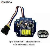 Inmotion V11 컨트롤러 마더 보드 메인 드라이버 E-Wheel 용 블루투스 및 금속 버튼, V11 Bluetooth Board