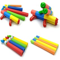 스펀지 물총 스펀지물총 더블물총 조대형 어린이집 물총 수영장 비누방울 버블건 어린이선물 판촉물 물놀이 워터파크, 스펀지물총(소 )