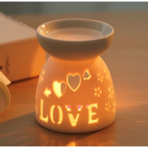 킹테리어 아로마 오일램프 버너 러브 love