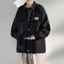 봄 야상 카고 재킷 일본계 아메리칸 남성 셔츠 상의 코트