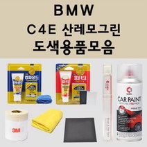 BMW C4E 산레모그린 주문 자동차 붓펜 카페인트 도색 스프레이 퍼티 컴파운드 차량용, BMW:프라이머(모비스)
