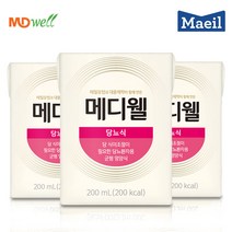 메디웰 당뇨식 1박스 (200ml x 24팩) 환자영양식, 2박스, 24팩