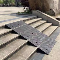 자동차 경사로 경사판 차량 진입판 이동식 세이프티업 경사 고무 카업 진입 플라스틱 휠체어 장애인 문턱, 98X25X5