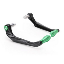 가와사키 닌자 닌자 250 300 400 650 1000 zx-6r zx-10r 오토바이 핸들 바 그립 가드 브레이크 클러치 레버 가드 프로텍터, 협력사, 초록, 1개