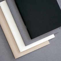 A5 중철노트 스토리 아카이빙 커스텀 라인 유선 공책, 그레이