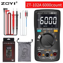 측정 측량도구 캘리퍼 노기스 ZOYI 디지털 멀티 미터 6000 카운트 백라이트 AC/DC 전류계 전압계 옴 ZT-98/, 09 ZT-102A standard