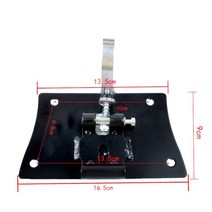 무통증 전동 킥보드 안장 10 인치 범용 전기 스쿠터 다른 크기 좌석 포스트 클램프 금속베이스 낮은 튜브 수리 액세서리, [02] A