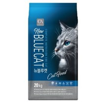 뉴블루캣 고양이사료 건식사료, 곡물, 60kg, 3개
