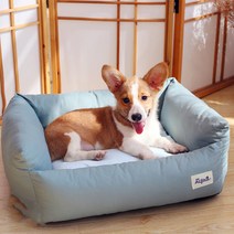 LongFatoys 강아지방석 ins애견집 가을겨울 보온 분리세탁 소형견 푸들 웰시코기 불독 매트 순면 숙면 강아지침대, C03-L호(활용가능 20kg이하 애완동물)