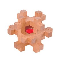 클래식 IQ 3D 나무 연동 버 퍼즐 듣기 잠금 하노이 타워 마인드 두뇌 티저 위한, KM10