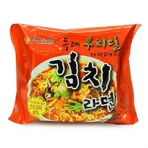 새롬식품 라면 두레생협 우리밀김치라면 4개, 상품선택