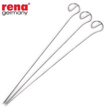 RENA 스텐구시 35cm(6개) 꼬치구이 바베큐 꼬지