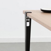 토토의선물 상다리 흑색 테이블다리 검정색 다리부속 클립형다리 710mm 상다리부속