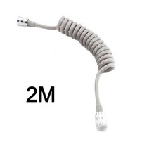 간편한 모던 1.5m 2m Water Hose Spring Tube Toilet Sprayer Self Clean Handheld Bathroom Bidet Shower, 06 F