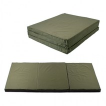 국산 3단 접이식 매트리스 군용매트 캠핑매트 간이침대, 군용3단접이식매트일반형국방색
