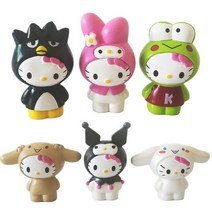 블라인드 우드 창문 스크린Kawali Kitty Cos 베이비 시나모롤 마이 멜로디 쿠로미 케로케로 커피 베드 바츠