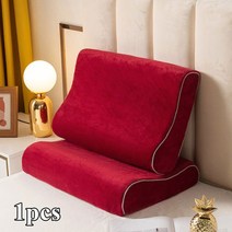 30x5 0cm40x60cm 우유 벨벳 베개 케이스 솔리드 컬러 커버 슬리핑 메모리 폼, 02 40x60cm, 03 wine red