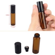 뉴리웹 롤러볼 향수공병 갈색 - 10ML 롤온공병 빈향수병 롤러볼향수, 갈색 - 5ml