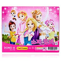 동아 24색물감 소피루비 수채화물감 유치원 어린이집 초등학교 신학기, 10개, 24색