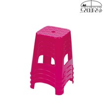 플라스틱의자 튼튼의자 야외의자 행사 편의점 포장마차 간이용 보조 4개, 핑크(4개)