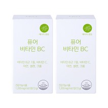 네츄럴굿띵스 퓨어 비타민BC 60정, 60정 x 2병