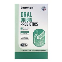 [엔젯오리진] 오랄 오리진 프로바이오틱스 / 구강유래유산균(60정/1일1정/2개월분), 구강 유래 유산균 2개, 30정