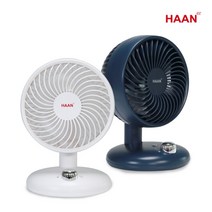 한경희 미니 써큘레이터 탁상용 사계절 미세조정, 스노우화이트 클래시블루, 1+1, HF-40A