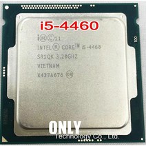 I5-8500무료 인텔 코어 i54460 SR14G SR1QK i5 44603.2GHz/6MB4 코어/소켓 1150/5 GT/s 쿼드 데스크탑 CPU, 한개옵션0