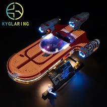 KY 레고 스타워즈 UCS 루크의 랜드스피더 벌크 75341 LED 조명 램프 세트 DIY 디스플레이, 기본형