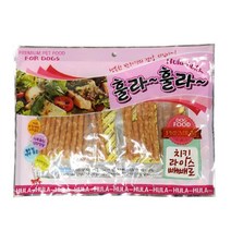 애견 간식 치킨라이스빼빼로 3개 노견 스틱간식 씹는재미 강아지 행동교정