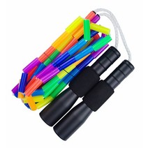 제이에프로프 어린이 프리미엄 스펀지 무지개구슬줄넘기 ver.2 4세~8세, 06.무광블랙