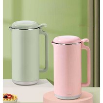 가정용 두유기 콩물 믹서 콩가는 기계 두유 죽 만들기, 350ml 핑크