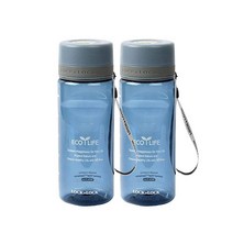 락앤락 비스프리 투톤 스파우트물병 600ml 1+1 - 트라이탄스포츠물통 헬스보틀 허벌라이프텀블러 등산.휴대용추천, 블루+불루