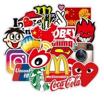 캐리어 노트북 리모와 스티커 세트, 혼합색상, 1세트