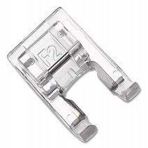DREAMSTITCH 200137003 7mm Snap On Open Toe Satin Stitch Presser Foot for for Singer Janome Necchi Pf, 1