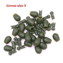 어항 물고기 거북이 열대어 자동 먹이 급여기 급여 급식기 빠른 변경 낚싯줄 비즈 잉어 낚시 액세서리 후크, 01 Green - S