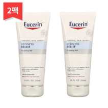 Eucerin 홍조 완화 클렌징 젤 무향 200ml(6.8fl oz), 2개