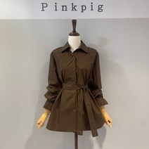 핑크피그 옆트임벨트 블라우스(PPA2BL2150)