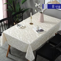 방수식탁보 8인용(135 x 200cm) 청담 플라워 / 국내 당일발송-신데렐라 데코, 방수-청담 플라워, 8인용(135x200cm)