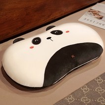 귀여운오리 낮은 숙면배게 꿀잠 기념품 목편한 경추베개 기능성 옆으로눕는 메모리폼 잠이솔솔, 팬더