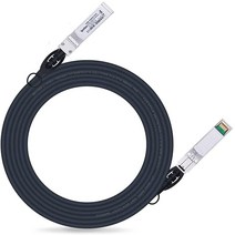 1 SFP+ 트위낵스 케이블 직접 연결 구리DAC 패시브 1.5m4.92피트 시스코 SFP-H1B-CU1.5M 머라키Meraki 유비쿼티 미크로틱 인텔 포티넷 넷기어 D-Link, Black 1 Pack_3m