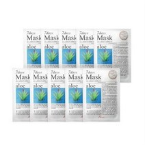 아리얼 세븐데이즈 알로에 마스크 팩 시트, 1개입, 10개