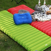 로티캠프 라인 캠핑 에어매트 백패킹 LC-740, 레드