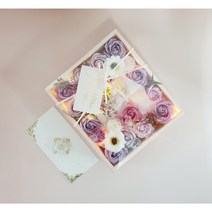 다솜다솜 꽃 애교예단세트 현금예단봉투 예단함 봉채비 미니 신랑함 세트