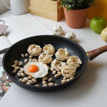 이탈리아 플로날 인덕션 프라이팬 궁중팬 웍 PFOA 프리 화강암 논스틱 코팅 고급 후라이팬 웍 택1, 프라이팬 20cm